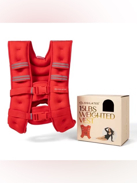 Blogilates Nwt Weighted Vest Red 15lbs Blogilates Nwt Weighted Vest Red 15lbs